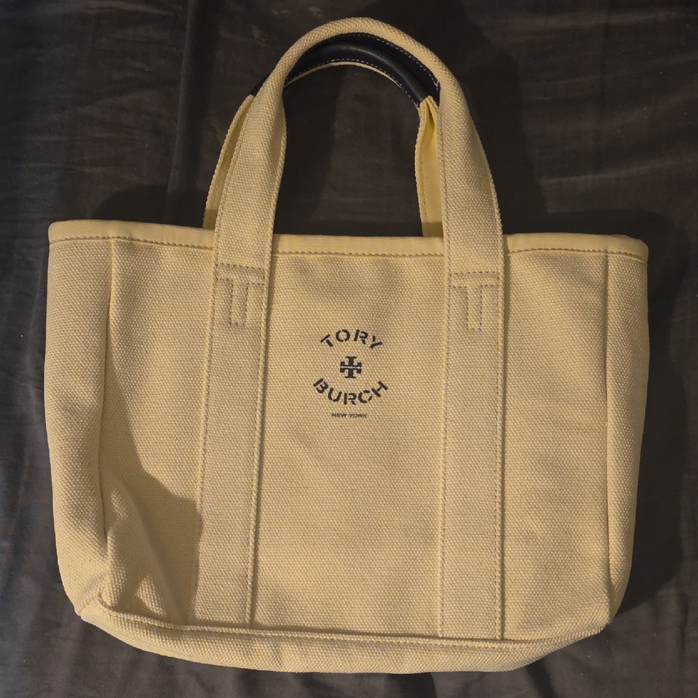 Tory Burch Mini Mercer Canvas Tote